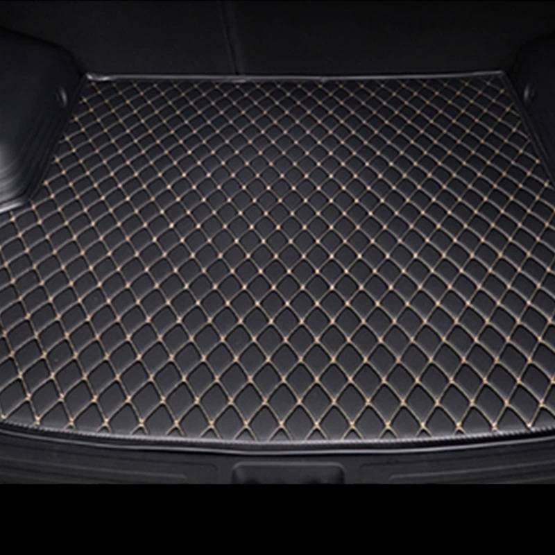 Kofferraummatte Für Chrysler 300C Sedan 2004-2005 Cargo Liner Teppich Innenausstattung Kofferraum(Schwarzbeige) von YSQOFD