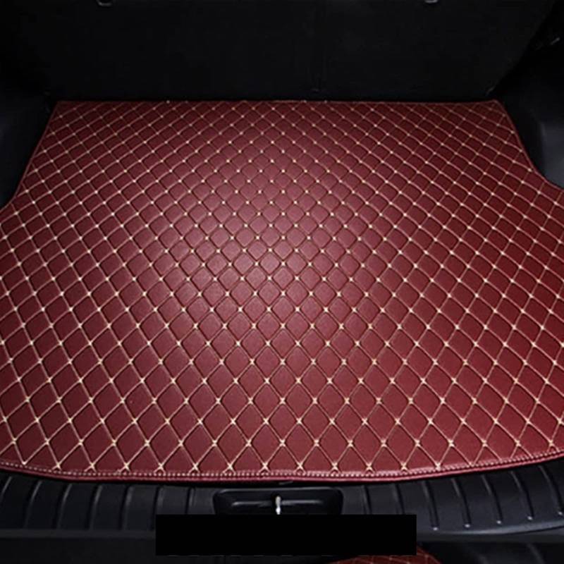 Kofferraummatte Für Chrysler 300C Sedan 2004-2005 Cargo Liner Teppich Innenausstattung Kofferraum(WEINROT) von YSQOFD