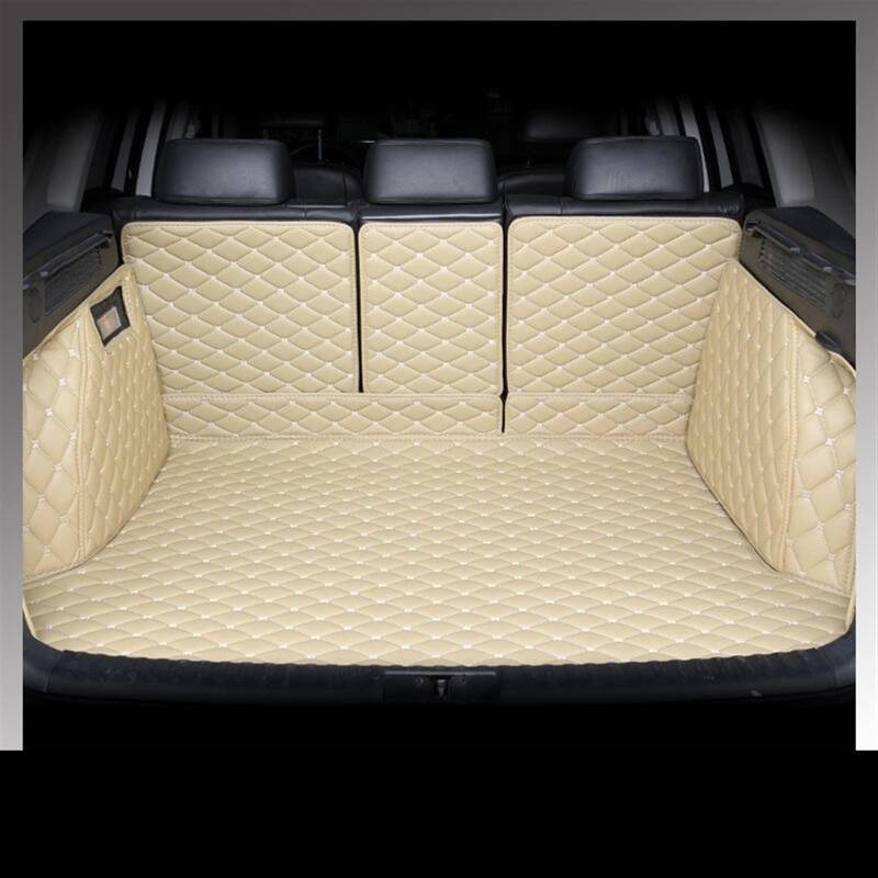 Kofferraummatte Für X5 Für E53 Fünf Sitze 2004-2007 Cargo Liner Teppich Innenausstattung Abdeckung Kofferraum(Beige) von YSQOFD