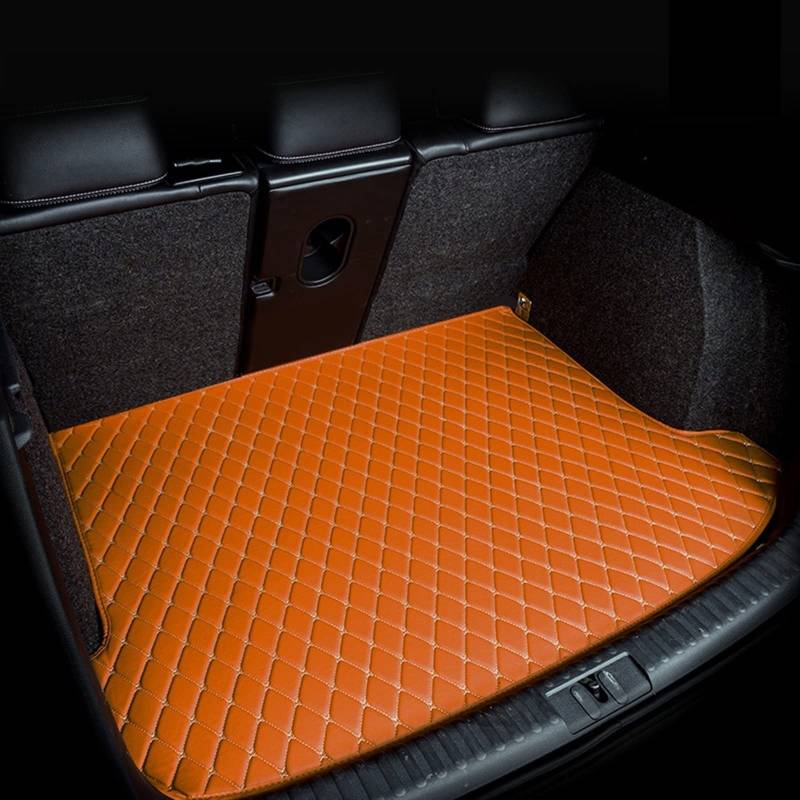 Kofferraummatten Für Cupra Für Formentor 2020-2023 Wasserdicht Für Tablett Automatten Teppich Autozubehör Kofferraum(Braun) von YSQOFD