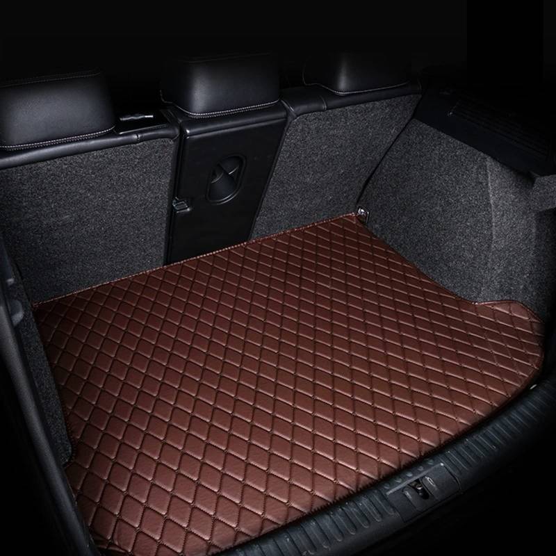 Kofferraummatten Für Cupra Für Formentor 2020-2023 Wasserdicht Für Tablett Automatten Teppich Autozubehör Kofferraum(Kaffee) von YSQOFD