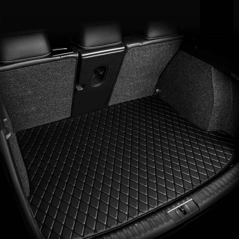 Kofferraummatten Für Cupra Für Formentor 2020-2023 Wasserdicht Für Tablett Automatten Teppich Autozubehör Kofferraum(Schwarz) von YSQOFD