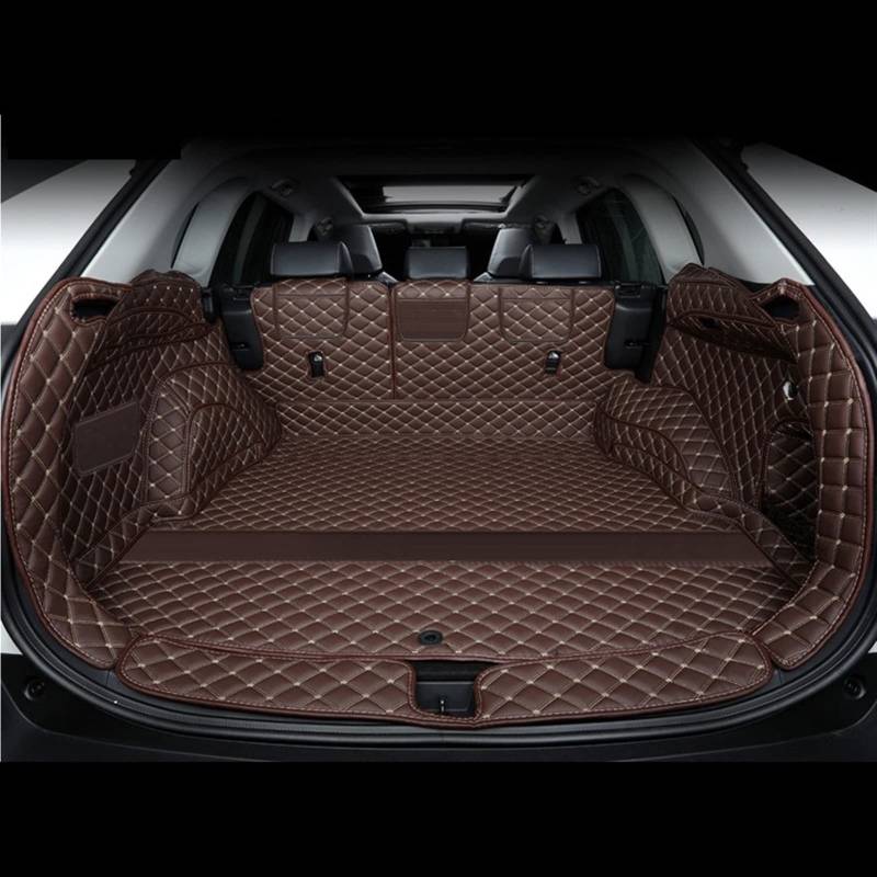 Vollständige Abdeckung Custom Car Kofferraummatte Für Toyota Für RAV4 2020 Autozubehör Custom Cargo Liner Car Styling Autozubehör Kofferraum(Kaffee) von YSQOFD