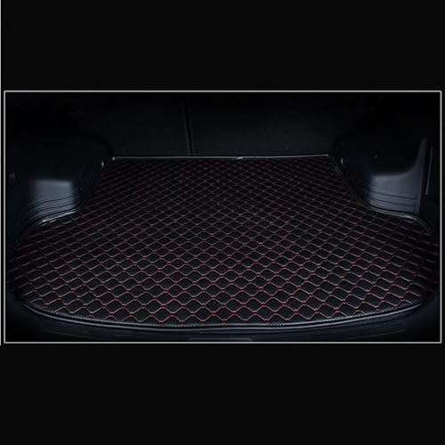 wasserdichte Kofferraummatte Autoheck Kofferraum Cargo Pad Teppichauskleidung Für 5Seats X5 2008-2013 Kofferraum(Schwarz Rot) von YSQOFD