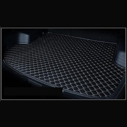 wasserdichte Kofferraummatte Autoheck Kofferraum Cargo Pad Teppichauskleidung Für IX 2022 Kofferraum(Schwarzbeige) von YSQOFD