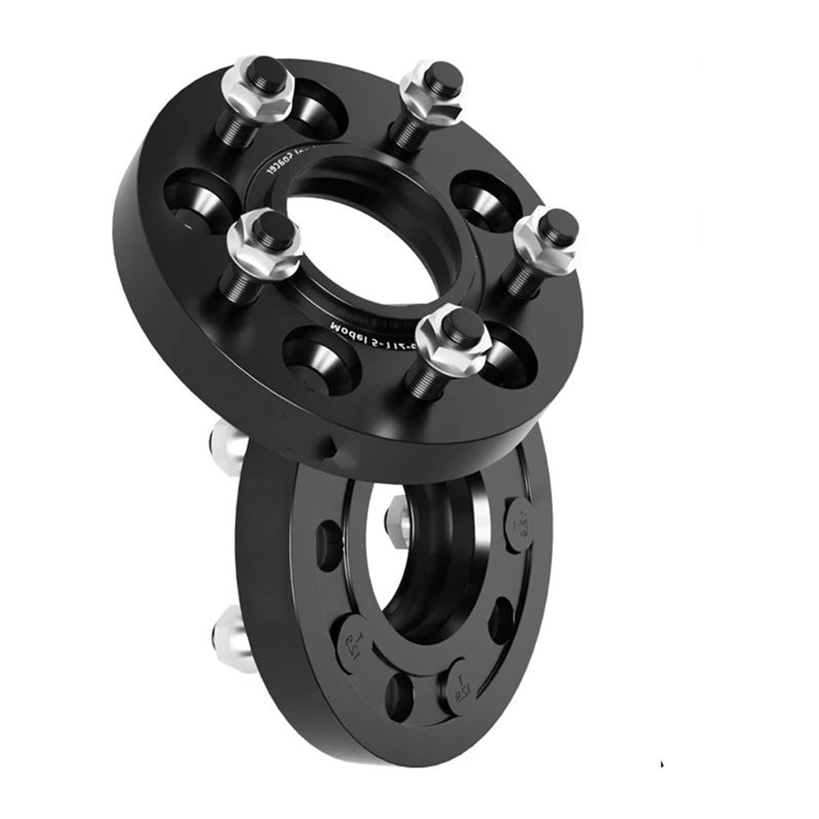 WheelSpacers 2/4 stücke 5x114,3 60,1 M12x1,5 Hub Centric Schwarz Geschmiedet Rad Spacer Für Toyota Flansch Platte 25/30/35mm Spürverbreiterungsatz(4pcs 30mm) von YSQOFJDFJ