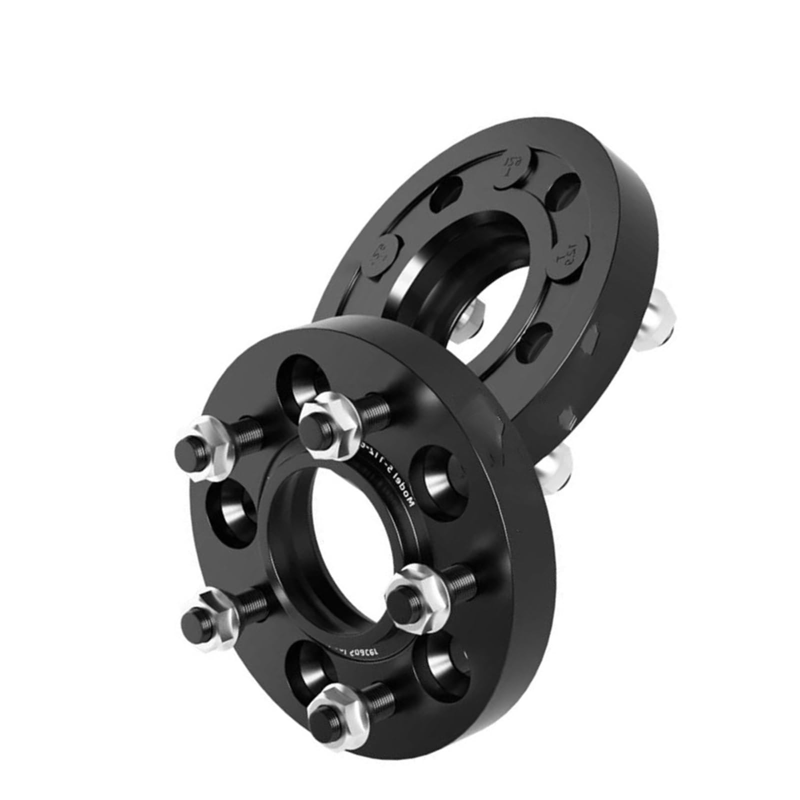 WheelSpacers 2/4 stücke 5x114,3 CB 60,1mm M12x1,5 Hub Centric Schwarz Geschmiedet Rad Spacer Für Camry Für Corolla Platte 15/20/25/30/35mm Spürverbreiterungsatz(4pcs 35mm) von YSQOFJDFJ