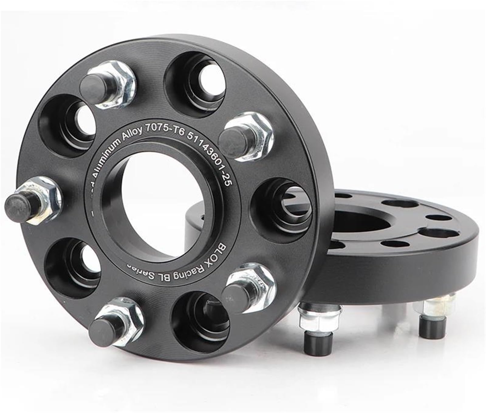 WheelSpacers 2 Stück 15/20 mm 7075 Aluminium geschmiedete Spurverbreiterungen Adapter PCD 5 x 114,3 CB = 60,1 mm (ID = OD) M12 * 1,5 passend für Toyota Spürverbreiterungsatz(2PCS 25MM) von YSQOFJDFJ