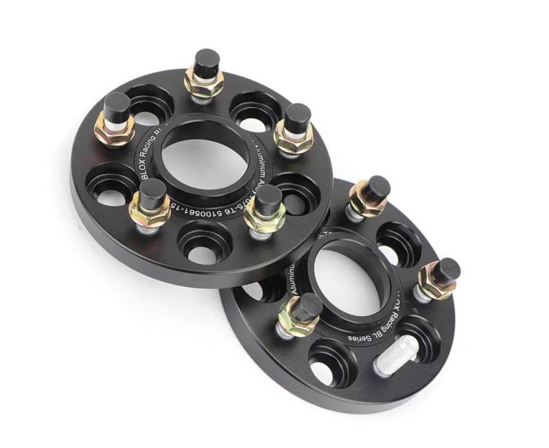 WheelSpacers 2 Stück 15/20 mm 7075 Aluminium geschmiedete Spurverbreiterungen Adapter PCD 5x100 CB = 56,1 mm ID = OD M12 * 1,25 für Subaru Spürverbreiterungsatz(2PCS 40MM) von YSQOFJDFJ
