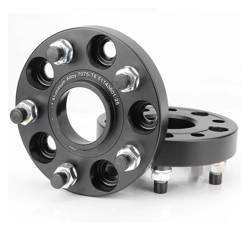 WheelSpacers 2 Stück 15/20 mm 7075 Aluminium geschmiedete Spurverbreiterungen Adapter PCD 5x114,3 CB = 60,1 mm (ID = OD) M12 * 1,5 für Lexus Spürverbreiterungsatz(2PCS 25MM) von YSQOFJDFJ