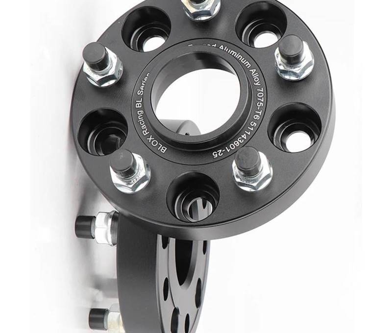 WheelSpacers 2 Stück 15/20 mm 7075 Aluminium geschmiedete Spurverbreiterungen Adapter PCD 5x114,3 CB = 60,1 mm (ID = OD) M12 * 1,5 passend für Lexus Spürverbreiterungsatz(2PCS 25MM) von YSQOFJDFJ