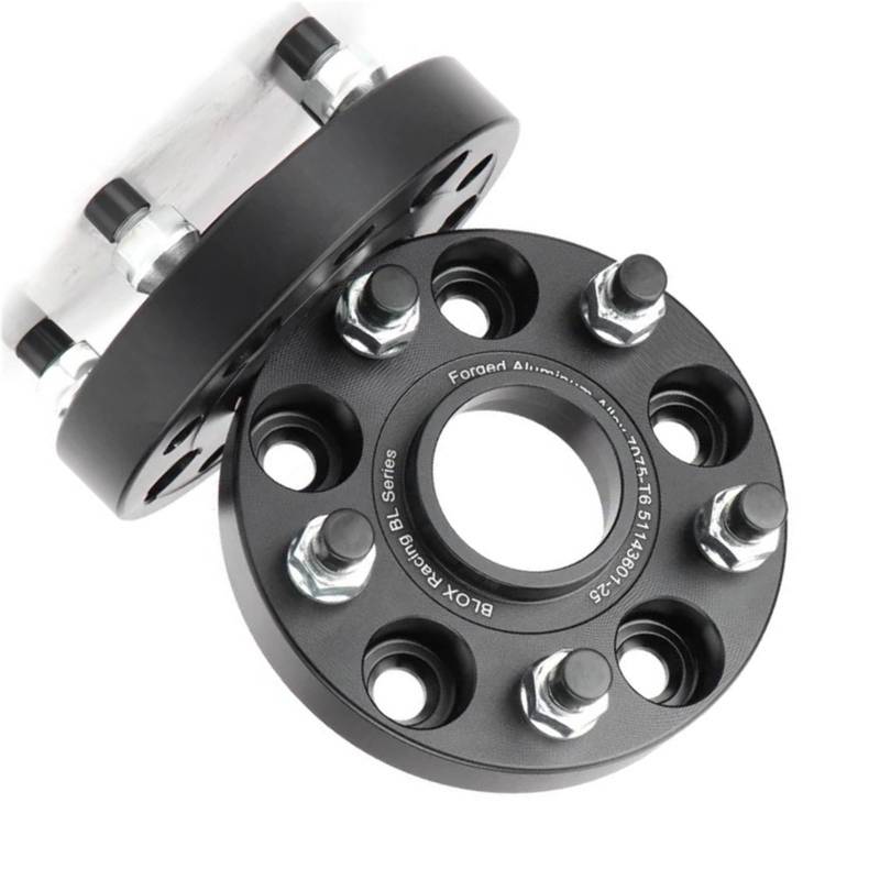 WheelSpacers 2 Stück 15/20 mm 7075 Aluminium geschmiedete Spurverbreiterungen Adapter PCD 5x114,3 CB = 60,1 mm (ID = OD) M12 * 1,5 passend für Lexus Spürverbreiterungsatz(2PCS 45MM) von YSQOFJDFJ