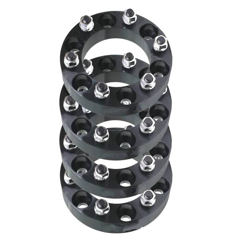 WheelSpacers 4 stücke 30/35/38 MM 6 Stud SPURVERBREITERUNGEN 6x139,7 FÜR Pajero Spürverbreiterungsatz(4pc Black 35mm) von YSQOFJDFJ