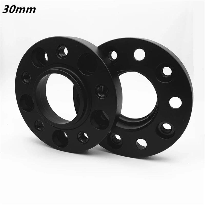WheelSpacers Embers Nut Spurverbreiterung Adapter PCD 5x130 CB 71,6mm Für Panamera 1 Stück Spürverbreiterungsatz(1PC 30mm) von YSQOFJDFJ
