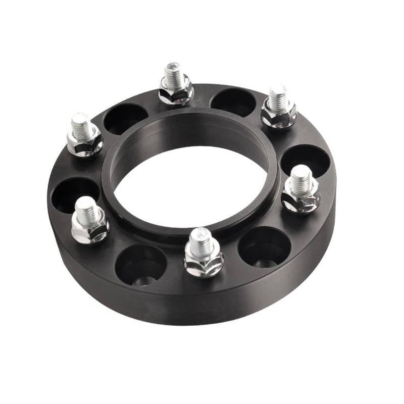 WheelSpacers Embers Spurverbreiterungen Adapter PCD 6X139.7 CB 95.1 M14X1.5 Für Tundra 1 Stück Spürverbreiterungsatz(1PC Black 40MM) von YSQOFJDFJ