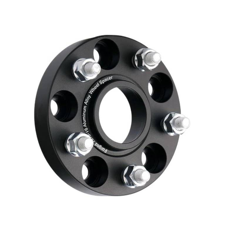 WheelSpacers Spurverbreiterung Adapter PCD 5x108 CB 63.4 Für Jaguar E-Pace I-Pace M14x1.5 1 Stück Spürverbreiterungsatz(1 Piece Black 30mm) von YSQOFJDFJ