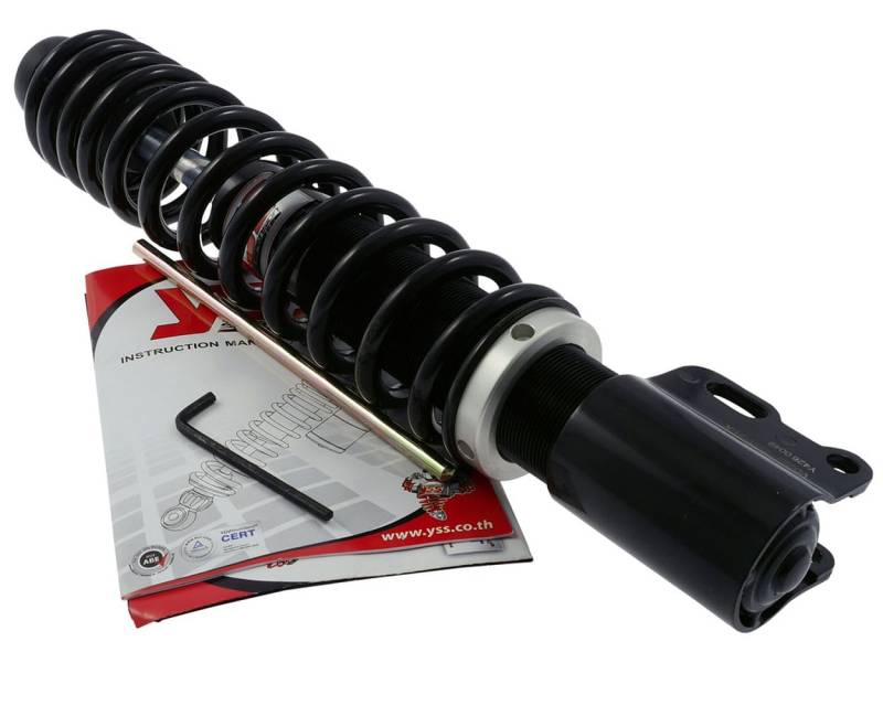 Stoßdämpfer YSS Mono einstellbar 255mm/330mm kompatibel mit Vespa PX 80 E V8X1T 1981-1983 6,8 PS, 5 kw von YSS