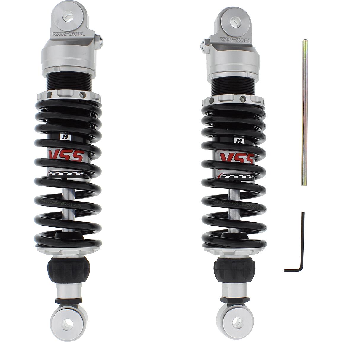 YSS Federbeine Z362 Stereo schwarz 280L für Bonneville 750 73-75 YSS Federbeine Z362 Stereo schwarz 280L für Bonneville 750 73-75 von YSS