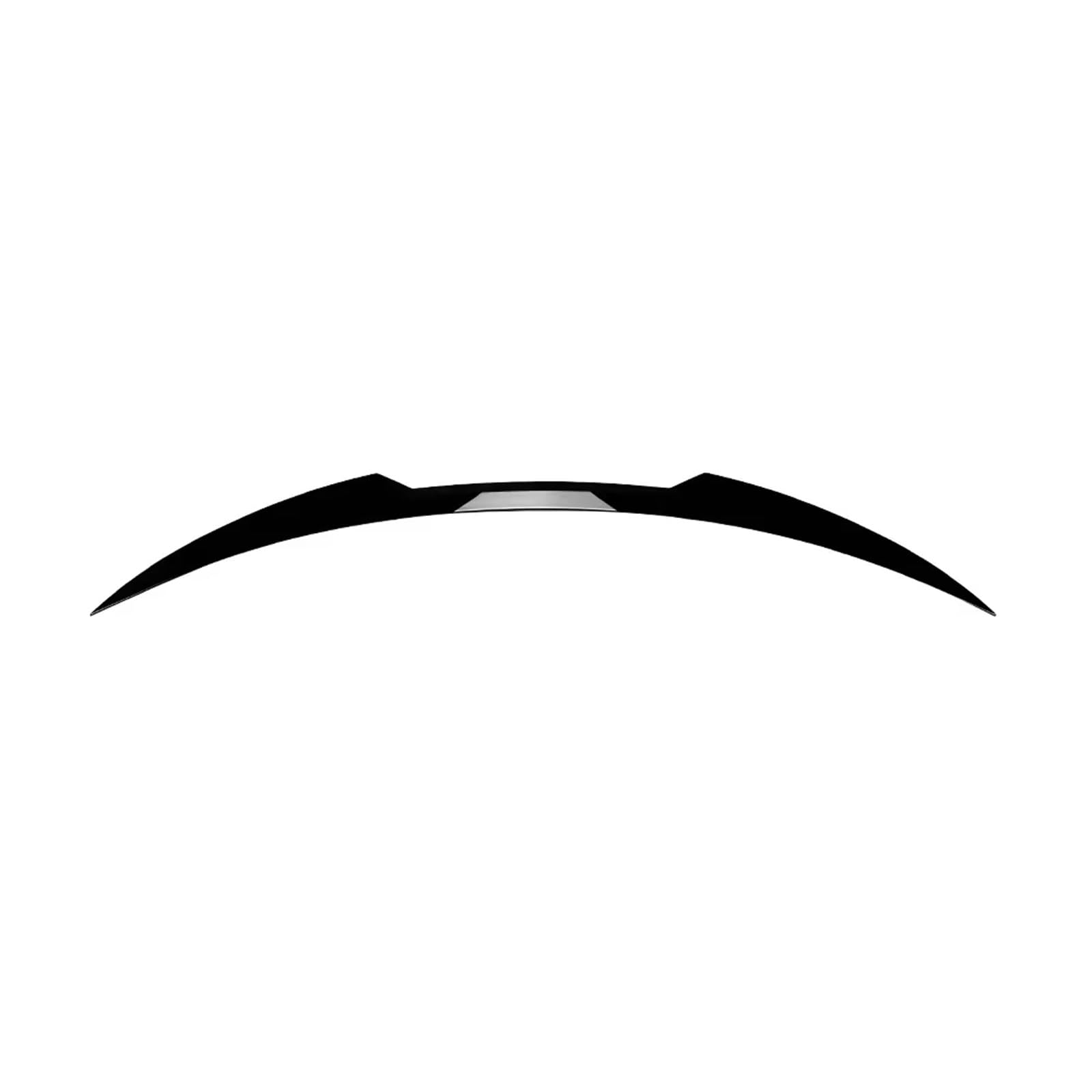 YSSLYEU Auto Spoiler Wing Kompatibel Mit Alfa Für Romeo Für Stelvio 2017 2018 2019-2024 Auto-Heckkofferraum-Mittelspoiler Heckklappen-Tuning-Dach-Mittelschwanz Für Flügel-Body-Kits(Gloss Black) von YSSLYEU