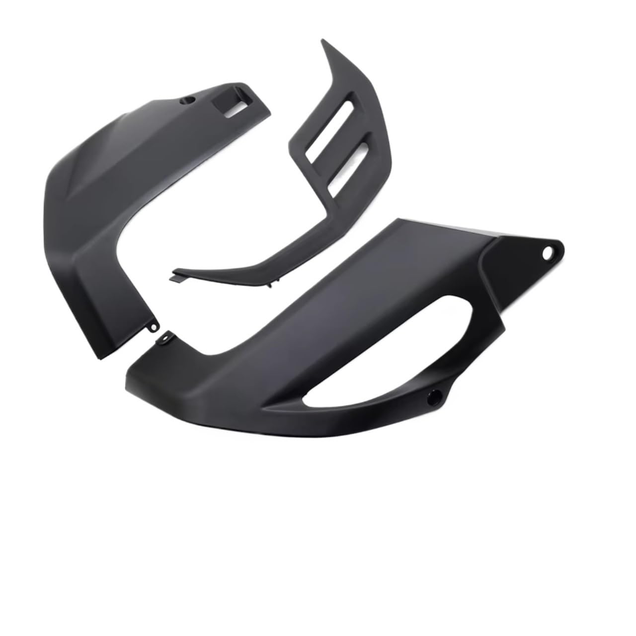 YSSLYEU Motorrad-Winglets Für CB650R 2019 2020 2021 2022 2023 2024 Motor Unterer Spoiler Körper Verkleidung Schutz Schutz Chassis Für Straße Motorrad Zubehör(Black) von YSSLYEU