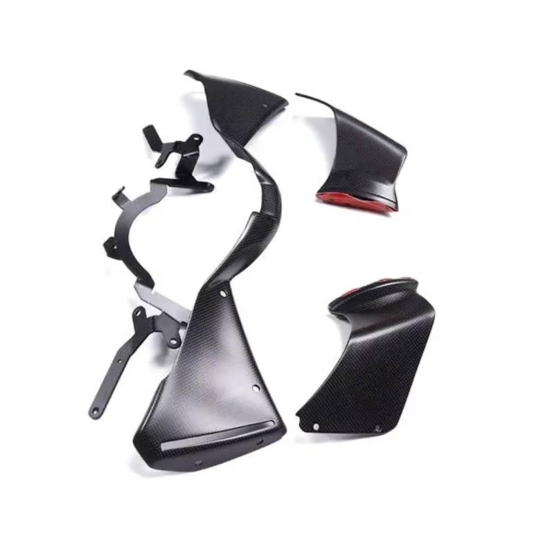 YSSLYEU Motorrad-Winglets Für CBR1000RRR 2021 2022 2023 Carbon Fiber Motorrad Aerodynamische Für Flügel Spoiler Deflektor Winglets Kits Motorrad Zubehör(Plain Weave Matte) von YSSLYEU