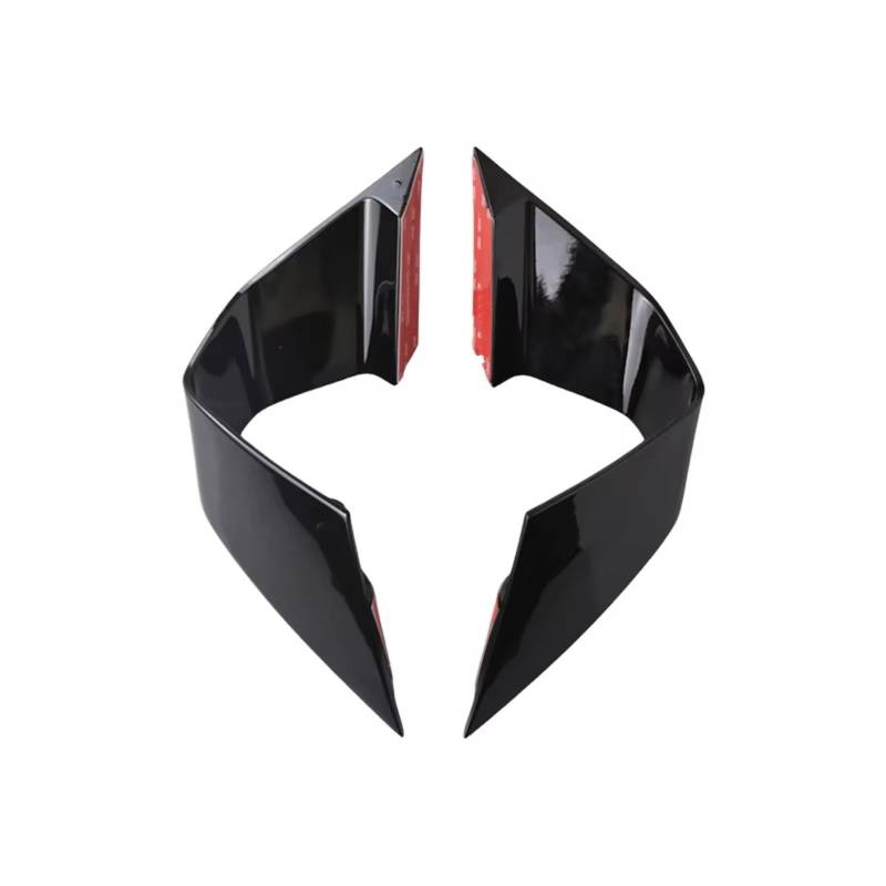 YSSLYEU Motorrad-Winglets Für CBR650R 2018 2019 2020 2021 2022 Motorrad Aerodynamische Feste Wind Für Flügel Kit Spoiler Windschutzscheibe Motorrad Zubehör(Bright Black) von YSSLYEU