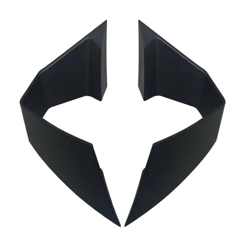 YSSLYEU Motorrad-Winglets Für CBR650R 2018 2019 2020 2021 2022 Motorrad Feste Für Flügel Zubehör Aerodynamische Feste Wind Für Flügel Kit Spoiler Verkleidung(Matte Black) von YSSLYEU