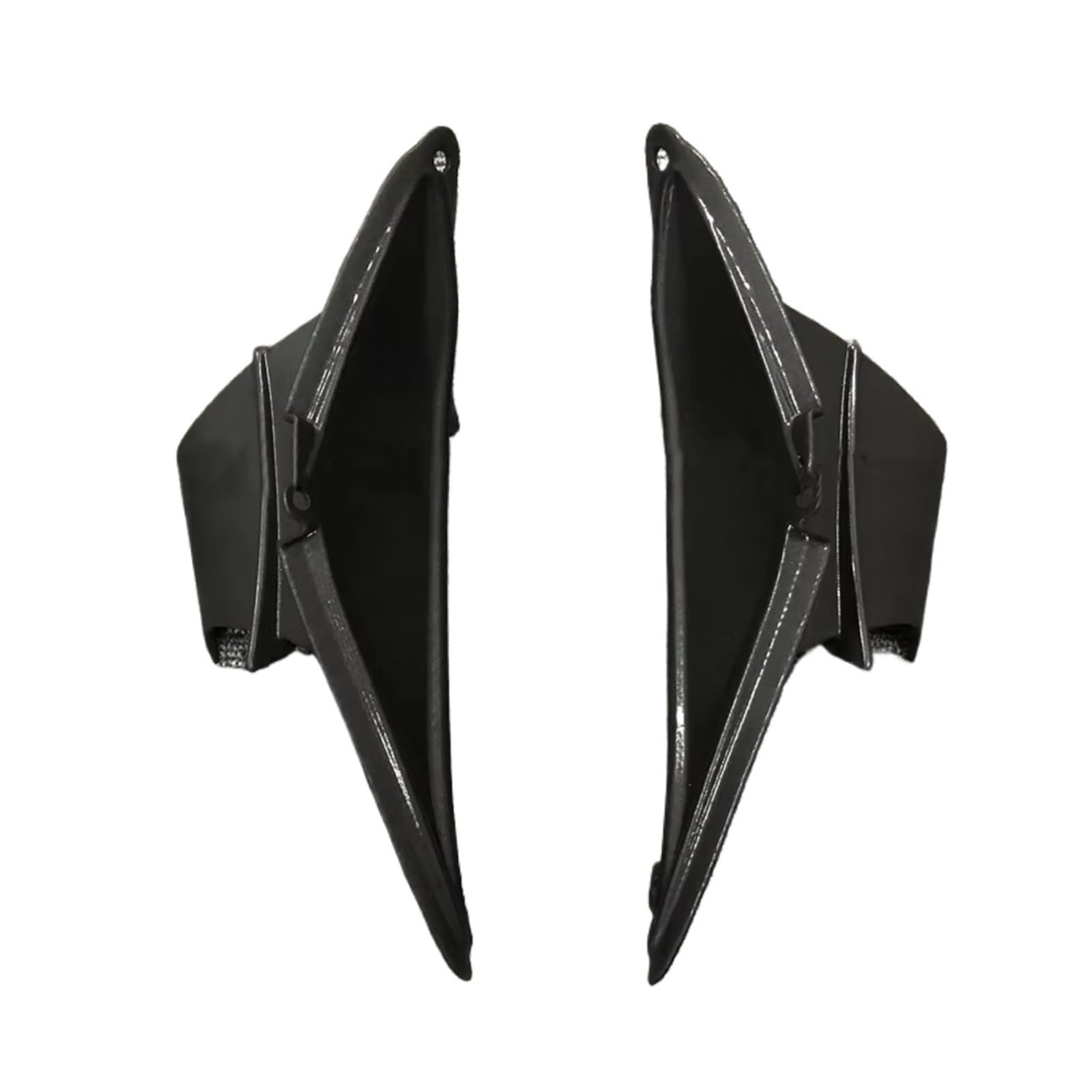 YSSLYEU Motorrad-Winglets Für CBR650R 2019 2020 2021 2022 2023 Körper Seite Zier Winglets Rahmen Spoiler Verkleidung Aerodynamische Für Flügel Motorrad Zubehör(Matte Black) von YSSLYEU
