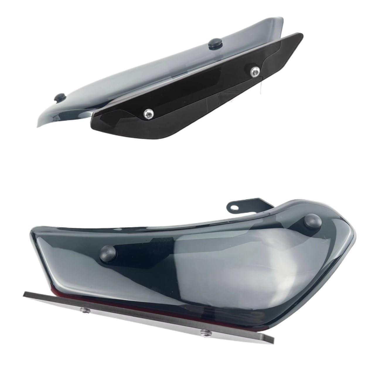 YSSLYEU Motorrad-Winglets Für CBR650R 2019 2020 2021 2022 2023 Motorrad Abtrieb Für Sport Seite Spoiler Aerodynamische Für Flügel Deflektor Verkleidung Schutz(Black) von YSSLYEU