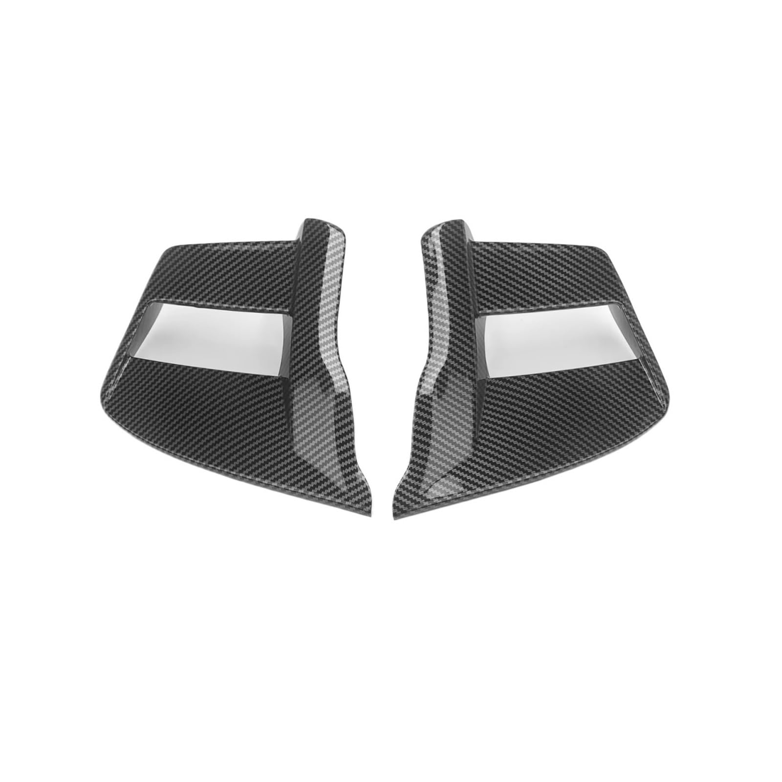 YSSLYEU Motorrad-Winglets Für CBR650R 2019 2020 2021 2022 2023 Motorrad Feste Für Flügel Seite Spoiler Aerodynamische Für Flügel Motorrad Zubehör(ABS Carbon) von YSSLYEU