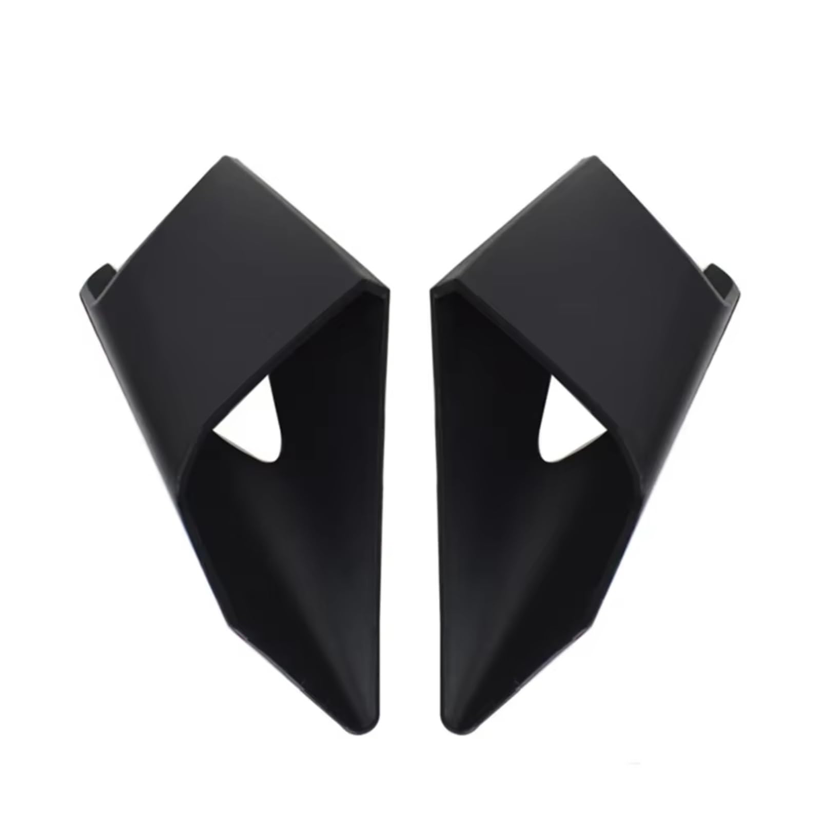 YSSLYEU Motorrad-Winglets Für CBR650R 2019 2020 2021 2022 2023 Motorrad Teile Vorderseite Abtrieb Für Nackt Spoiler Feste Winglet Verkleidung Flügel(Black) von YSSLYEU