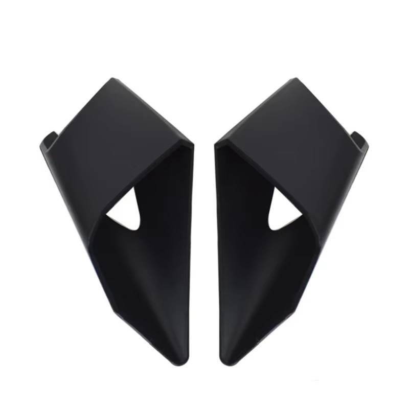 YSSLYEU Motorrad-Winglets Für CBR650R 2019 2020 2021 2022 2023 Motorrad Teile Vorderseite Abtrieb Für Nackt Spoiler Feste Winglet Verkleidung Flügel(Black) von YSSLYEU