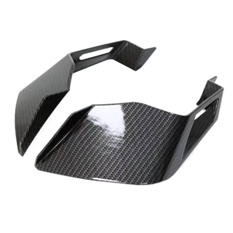 YSSLYEU Motorrad-Winglets Für CBR650R 2019 2020 2021 2022 2023 Motorrad Winglets Aerodynamische Für Flügel Kit Feste Seitenflügel Spoiler Verkleidung Motorrad Zubehör(Carbon Fiber) von YSSLYEU