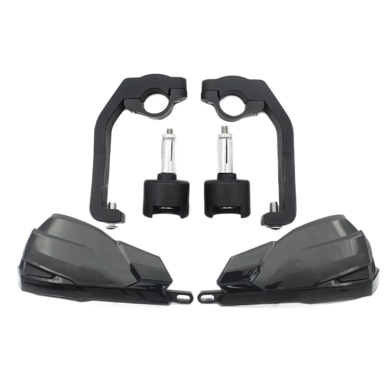 YSSLYEU Motorrad-Winglets Für CRF1000 L Für Africa Für Twin 2014 2015 2016 2017 2018 2019 Handschutz Protector Kit Mit Spoiler Vorbau Windabweiser(Black) von YSSLYEU