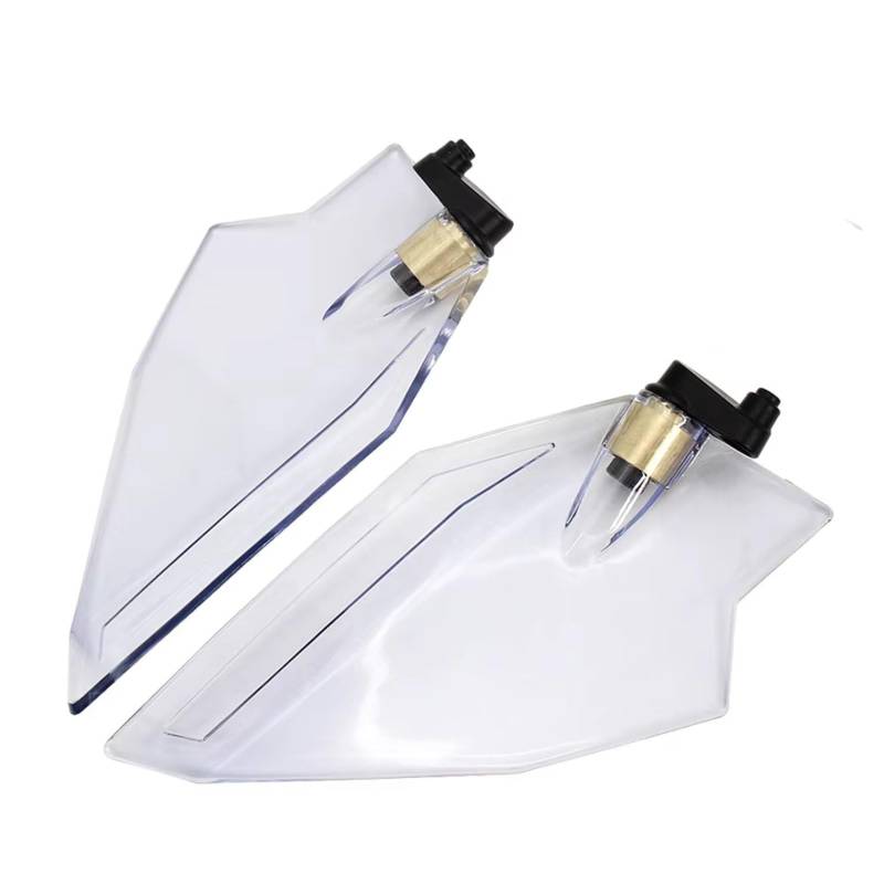 YSSLYEU Motorrad-Winglets Für Goldwing 1800 Für GL1800 2018 2019 2020 2021 2022 2023 2024 Spoiler Verkleidungszubehör Motorrad Oberer Windabweiser Verstellbare Seitenteile(Clear) von YSSLYEU