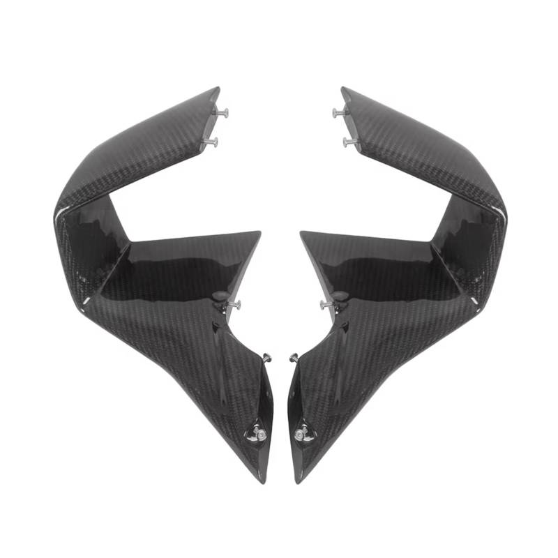 YSSLYEU Motorrad-Winglets Für M1000RR 2023 2023 Flügel Verkleidung Vorne Aerodynamische Spoiler Winglet Motorrad Zubehör Motorrad Ersatzteile(Gloss Blcak) von YSSLYEU