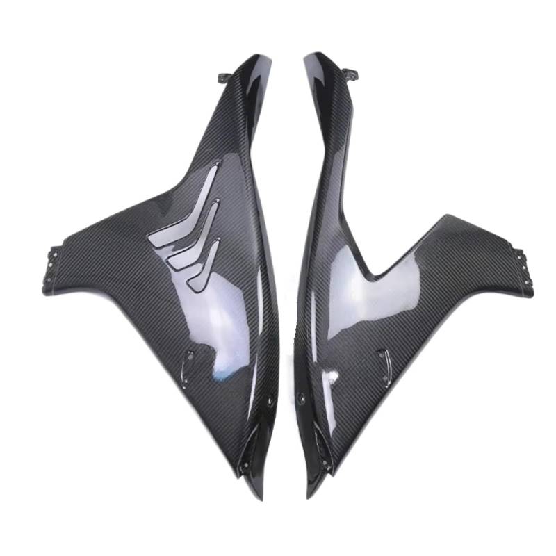 YSSLYEU Motorrad-Winglets Für M1000RR 2023 2024 Motorrad Volle Carbon Faser Winglets Verkleidungen Links Rechts Spoiler Seite Panels Motorrad Zubehör(Twill Weave Glossy) von YSSLYEU
