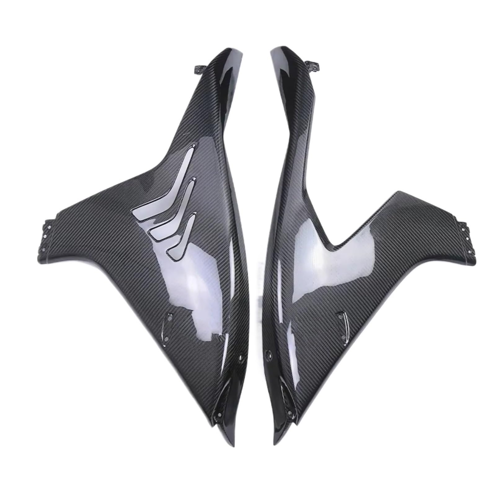 YSSLYEU Motorrad-Winglets Für M1000RR 2023 2024 Motorrad Winglets Verkleidungen Links Rechts Spoiler Seitenteile Motorrad Zubehör Motorrad Ersatzteile(Twill Weave Glossy) von YSSLYEU