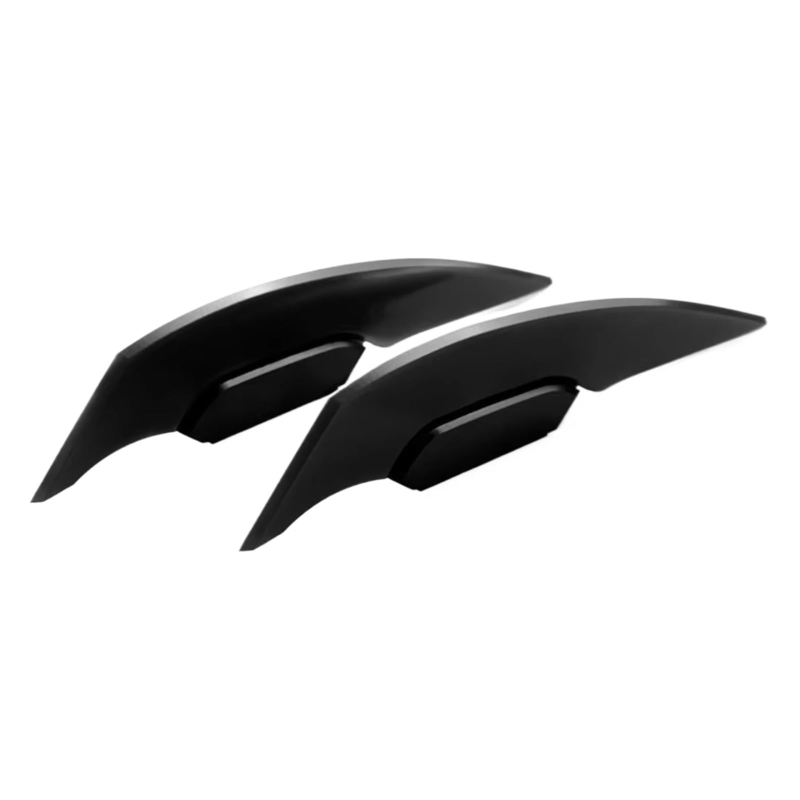 YSSLYEU Motorrad-Winglets Für Motorrad-Roller-Zubehör 2 Stück Universal-Motorrad-Winglet Aerodynamischer Spoiler Für Flügel Seitenspoiler-Aufkleber Dynamisch Für Flügel(Black) von YSSLYEU