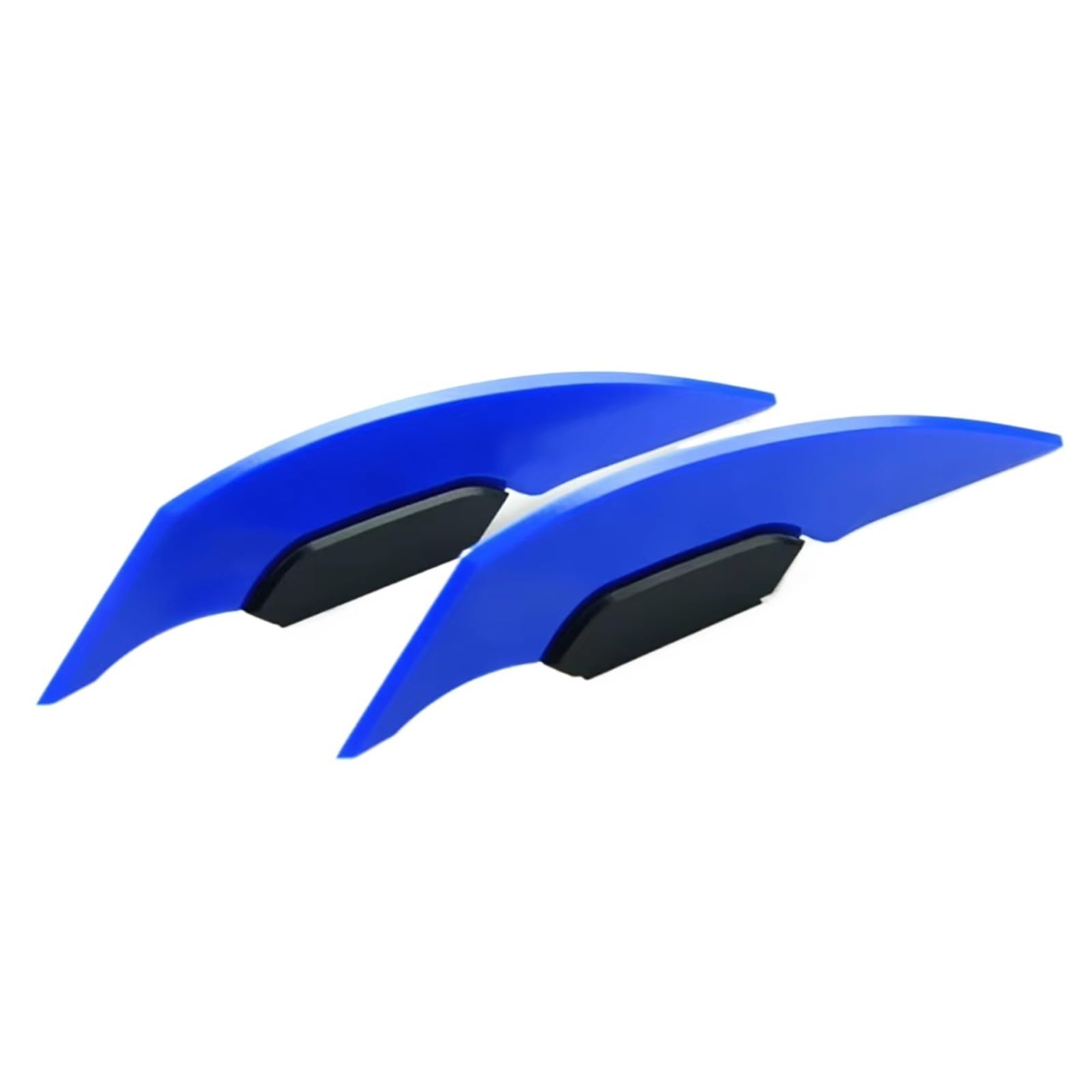 YSSLYEU Motorrad-Winglets Für Motorrad-Roller-Zubehör 2 Stück Universal-Motorrad-Winglet Aerodynamischer Spoiler Für Flügel Seitenspoiler-Aufkleber Dynamisch Für Flügel(Blue) von YSSLYEU