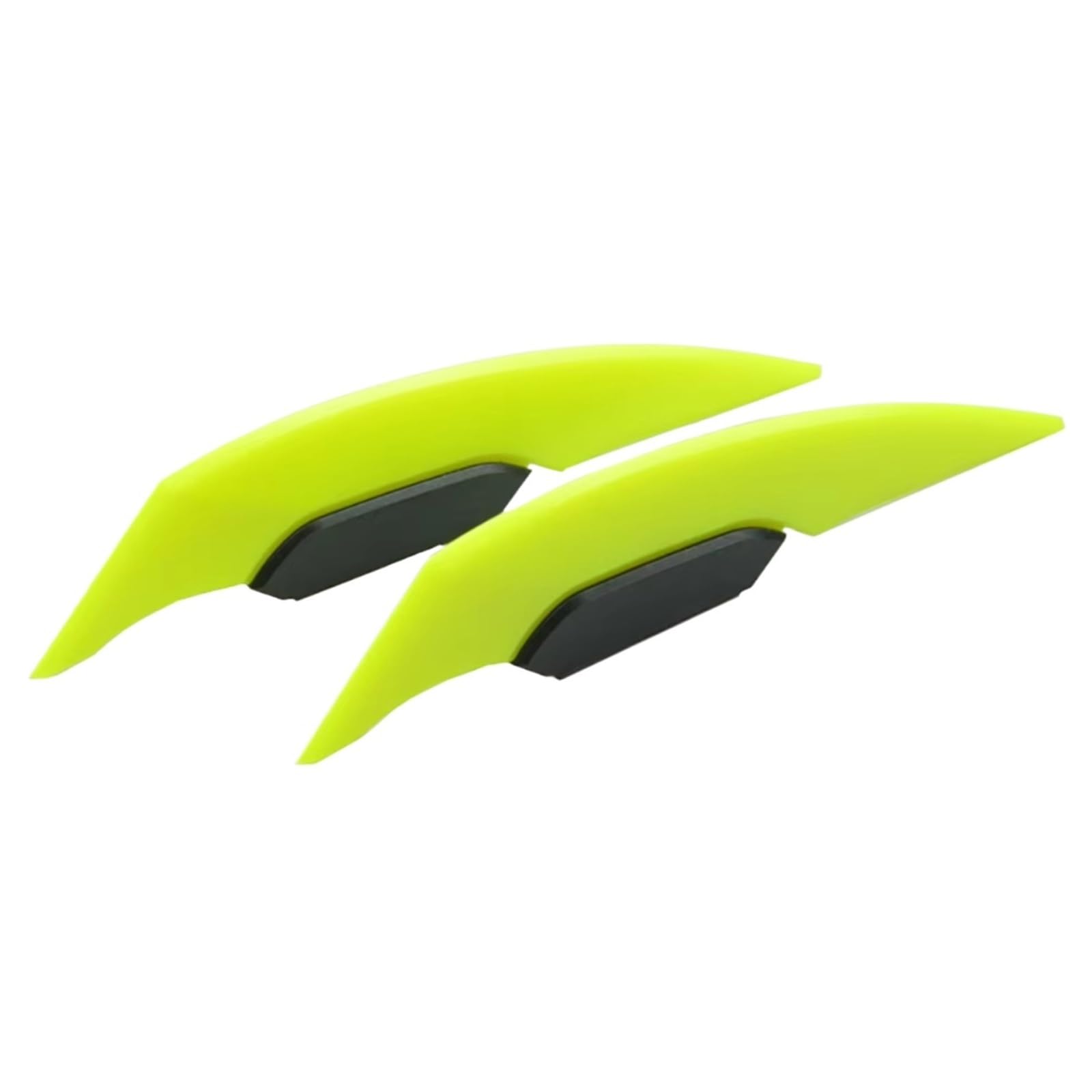 YSSLYEU Motorrad-Winglets Für Motorrad-Roller-Zubehör 2 Stück Universal-Motorrad-Winglet Aerodynamischer Spoiler Für Flügel Seitenspoiler-Aufkleber Dynamisch Für Flügel(Light Yellow) von YSSLYEU