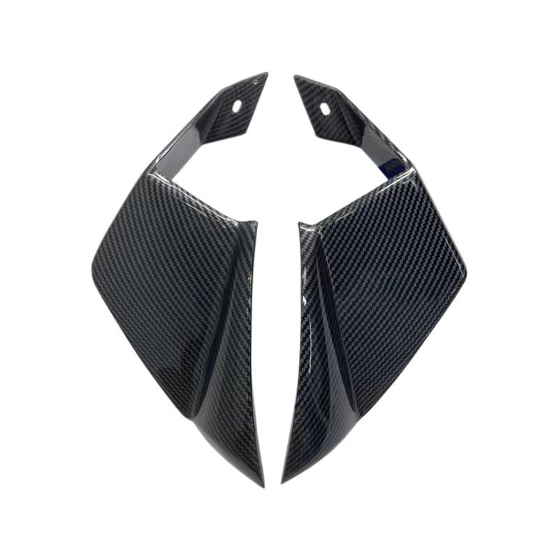 YSSLYEU Motorrad-Winglets Für Ninja Für ZX-10R Motorrad Verkleidung Spoiler Motorrad Zubehör Flügel Feste Wind Flügel Motorrad Ersatzteile(Carbon Paint) von YSSLYEU
