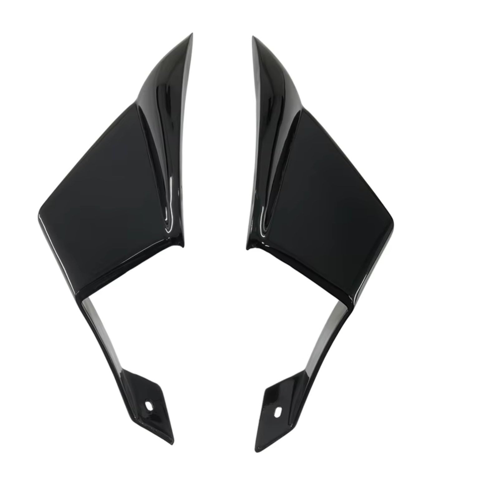 YSSLYEU Motorrad-Winglets Für Ninja Für ZX-10R Motorrad Verkleidung Spoiler Motorrad Zubehör Flügel Feste Wind Flügel Motorrad Ersatzteile(Gloss Black) von YSSLYEU