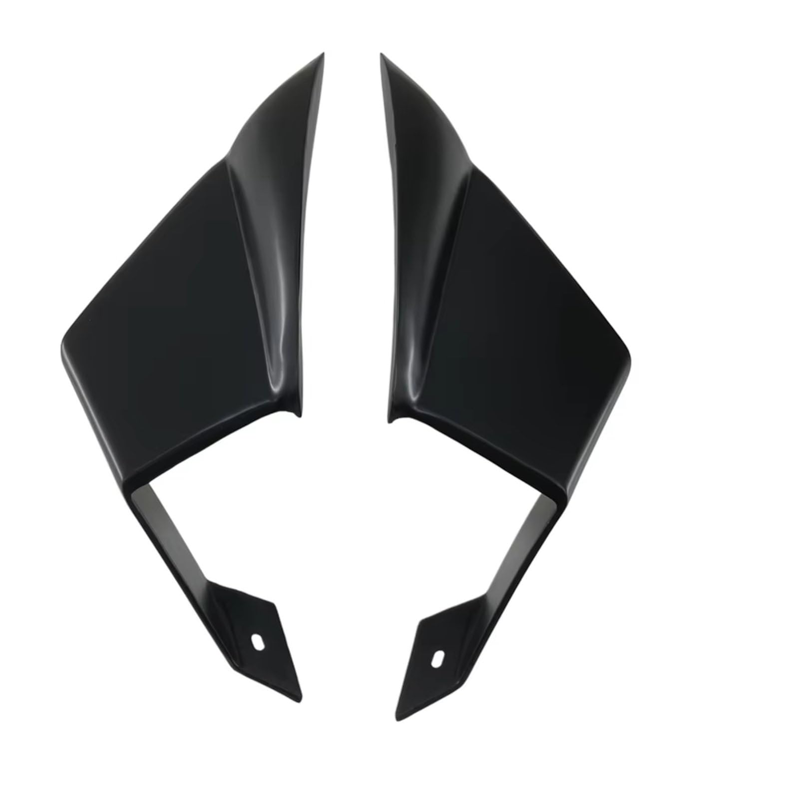YSSLYEU Motorrad-Winglets Für Ninja Für ZX-10R Motorrad Verkleidung Spoiler Motorrad Zubehör Flügel Feste Wind Flügel Motorrad Ersatzteile(Matte Black) von YSSLYEU