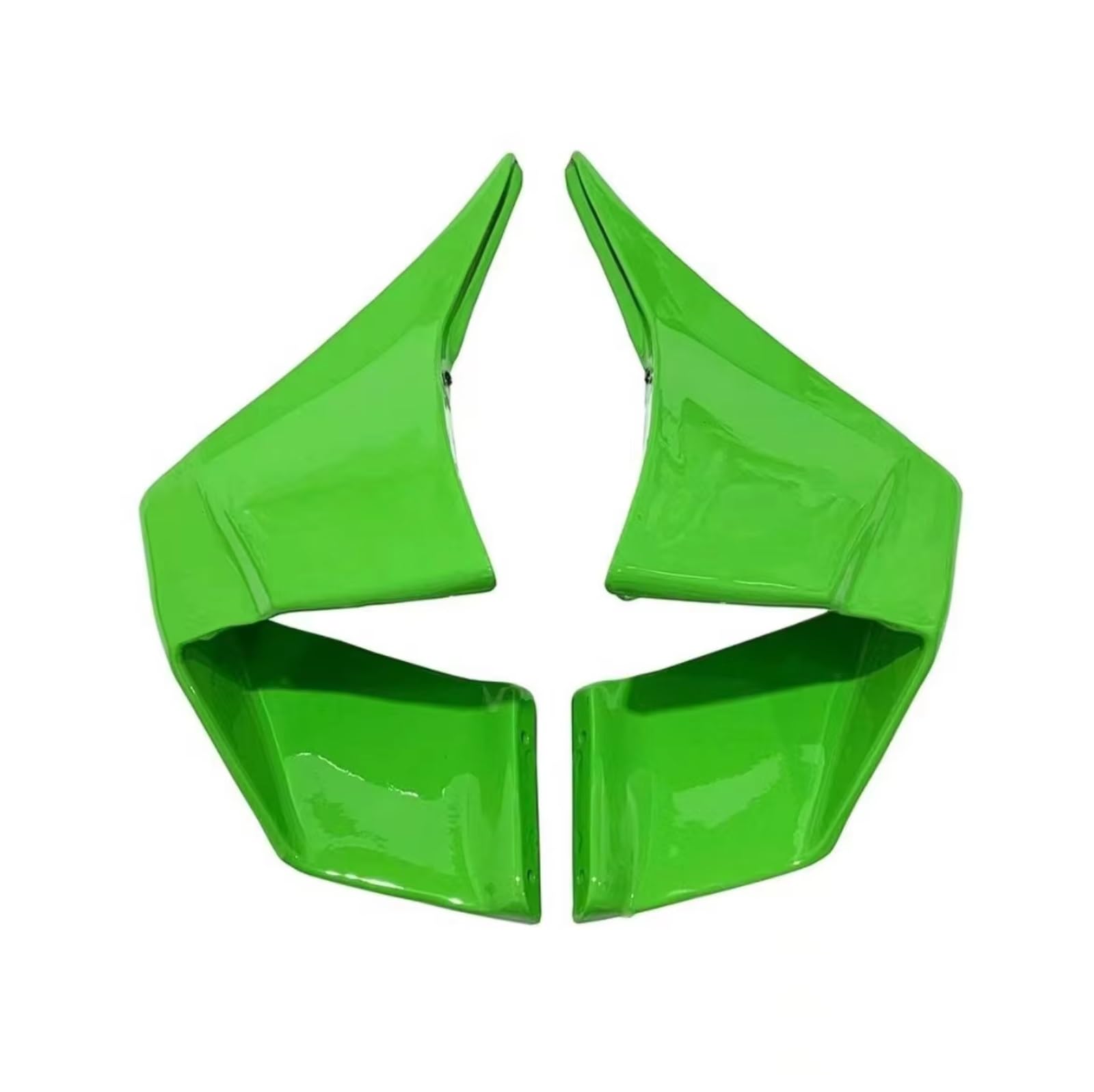 YSSLYEU Motorrad-Winglets Für Ninja400 2018 2019 2020 2021 2022 2023 Windschutzscheibe Für Flügel Verkleidung Vorne Aerodynamische Spoiler Winglet Motorrad Zubehör(Red) von YSSLYEU