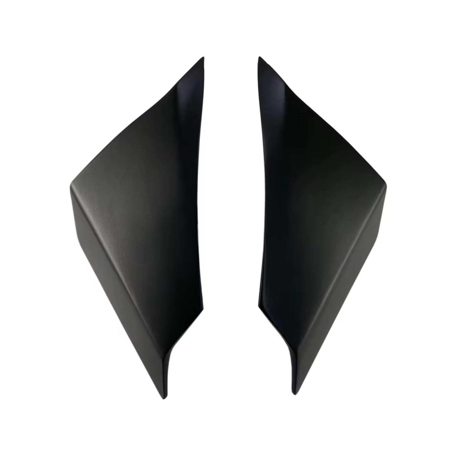 YSSLYEU Motorrad-Winglets Für Ninja400 Für EX400 2018 2019 2020 2021 2022 2023 Motorrad Feste Für Flügel Seite Für Flügel Spoiler Vorne Aerodynamische Seite Winglet(Matte Black) von YSSLYEU