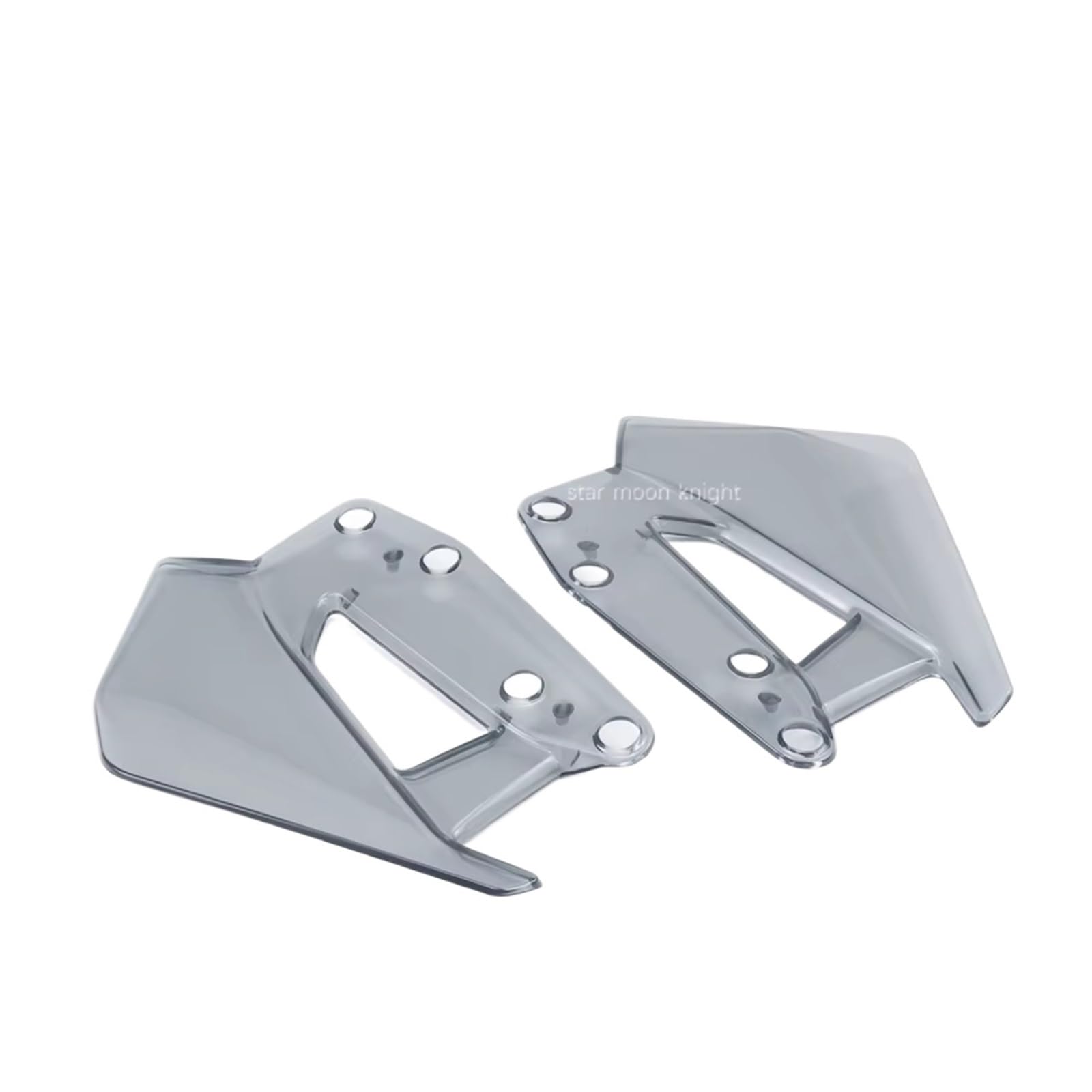 YSSLYEU Motorrad-Winglets Für R1300GS 2024 Motorrad Zubehör Windschutzscheibe Seite Windabweiser Spoiler Fly Screen Windschutz Motorrad Ersatzteile(Smoke Gray) von YSSLYEU