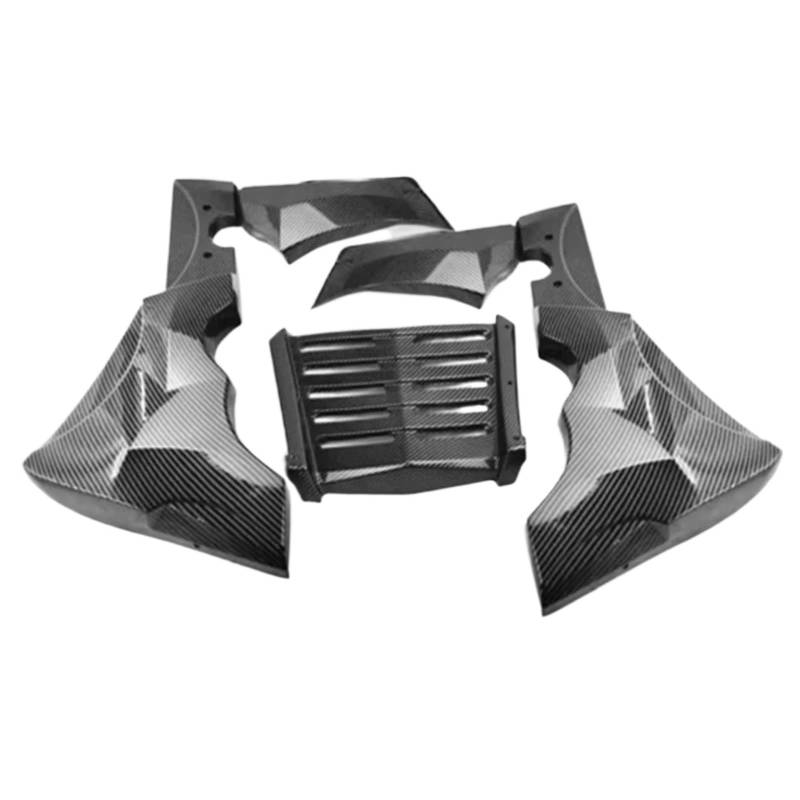 YSSLYEU Motorrad-Winglets Für Rebel Für CMX300 2017-2024 Unter Front Spoiler Abdeckung Bauch Für Pan Panel Motor Schutz Motorrad Schwarz Unteren Kinn Verkleidung(Carbon Fiber Look) von YSSLYEU