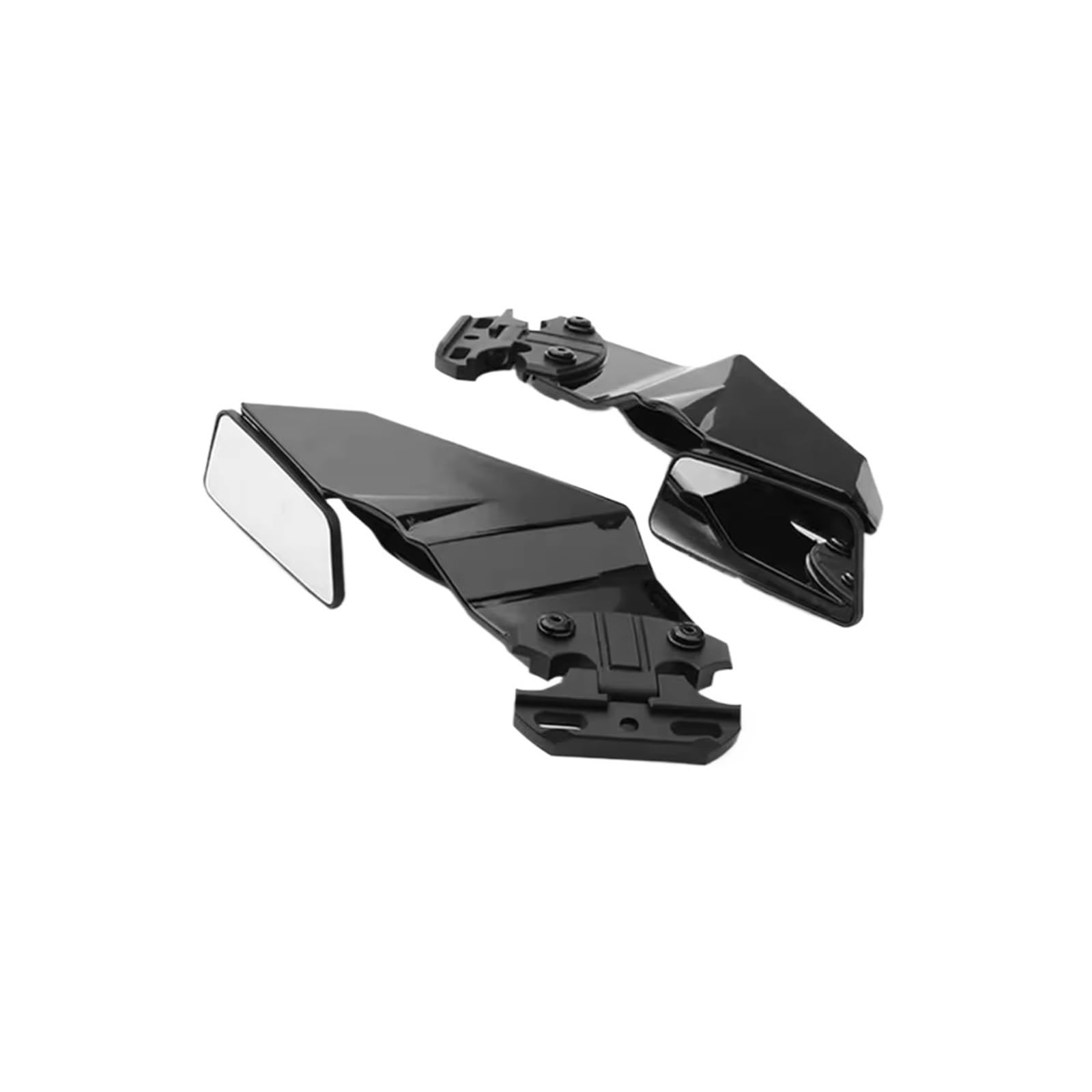 YSSLYEU Motorrad-Winglets Für S1000 Für S1000R Für S1000RR Motorrad Einstellbare Seite Für Flügel Spoiler Verkleidung Mit Rück Motorrad Zubehör(Bright Black) von YSSLYEU