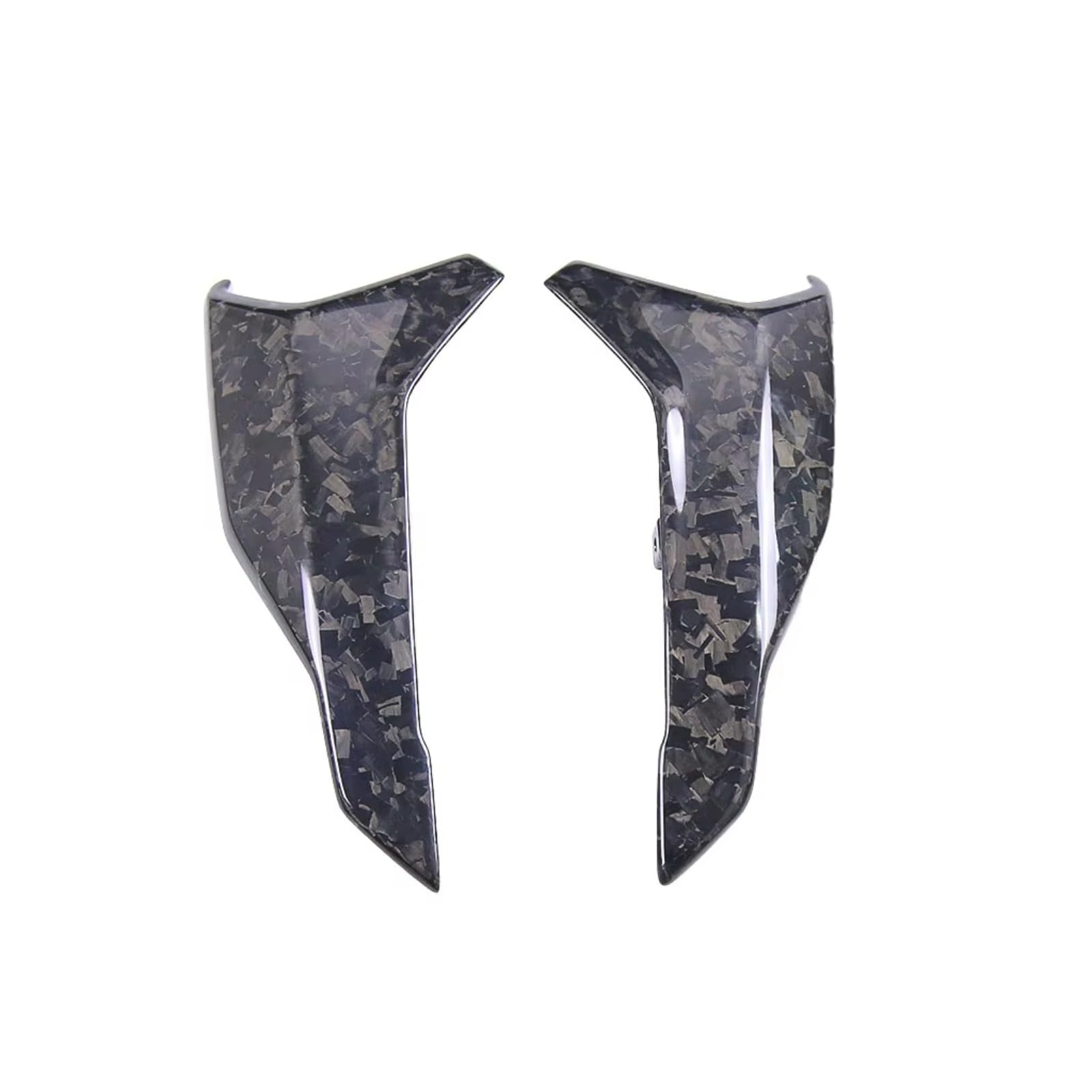YSSLYEU Motorrad-Winglets Für S1000R 2021 2022 2023 2024 Motorrad Spoiler Hinten Schwanz Für Sitz Seite Panels Verkleidung Motorrad ZubehörPlatten(Forged Grain Gloss) von YSSLYEU